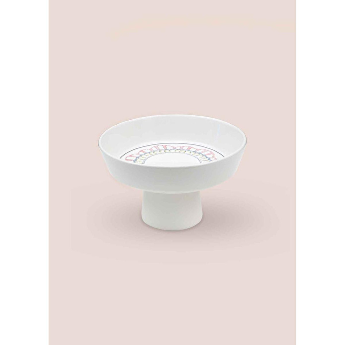 The Mia Spring Ayaklı Meyvelik Pembe 23x14 Cm