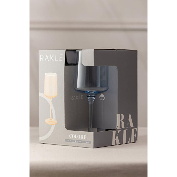 Rakle Colore 4'lü Su Kadehi Seti 320 Cc