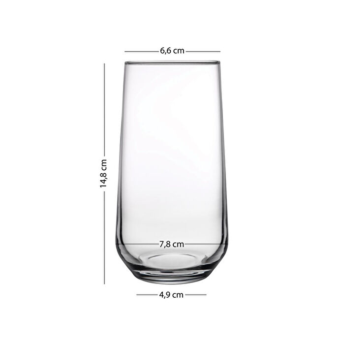 Rakle Glow 4'lü Meşrubat Bardağı Seti Altın 470 Cc