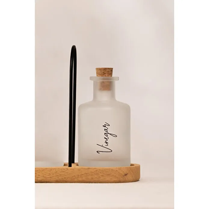 Rakle Vigo Bambu Stantlı 2'li Yağlık-sirkelik Seti 200 Cc