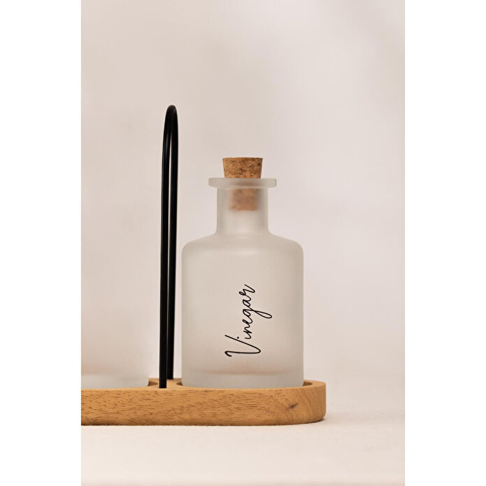 Rakle Vigo Bambu Stantlı 2'li Yağlık-sirkelik Seti 200 Cc