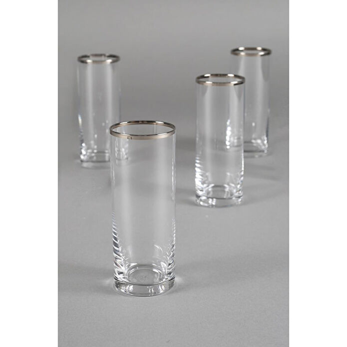 Rakle Avantgarde Platin 4'lü Rakı Bardağı Seti 195 Cc