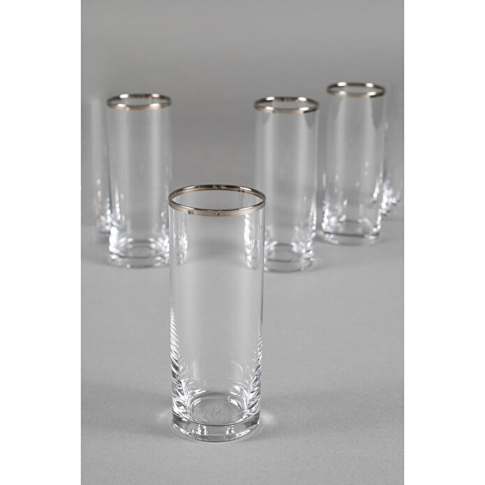 Rakle Avantgarde Platin 4'lü Rakı Bardağı Seti 195 Cc