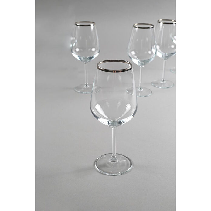 Rakle Avantgarde Platin 4'lü Kadeh Seti 490 Cc