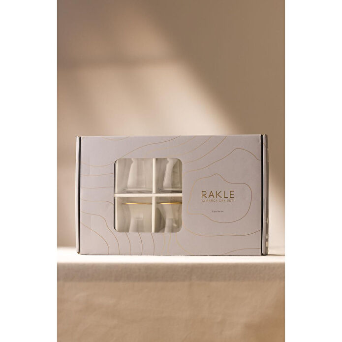 Rakle Black 12 Parça Çay Seti 132 Cc