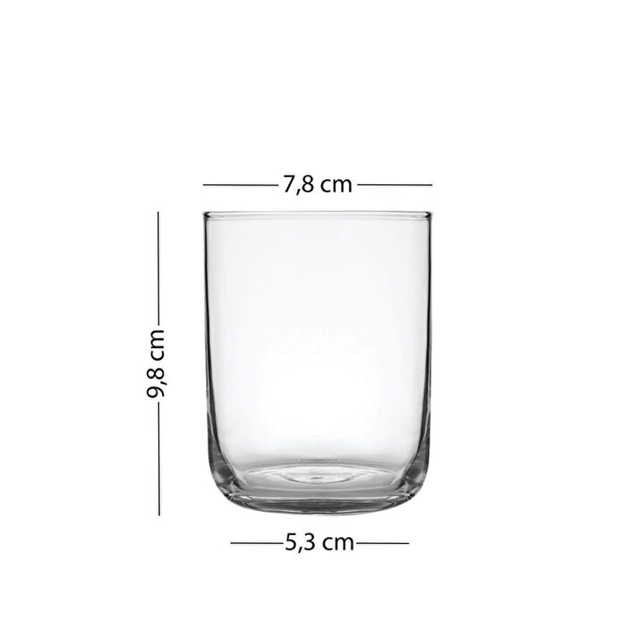 Rakle Bliss Gold 4'lü Su Bardağı Seti 350 Cc