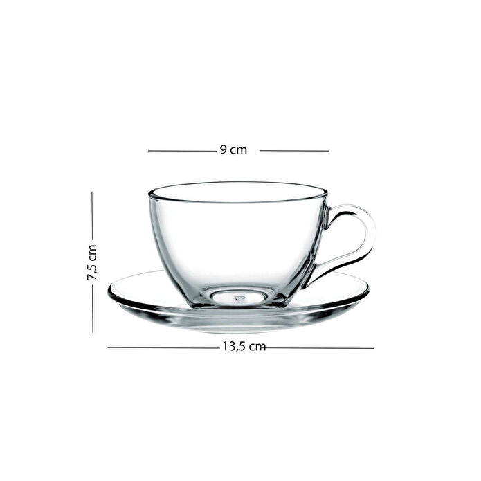 Rakle Jardin 2'li Çay Fincanı Seti 240 Cc