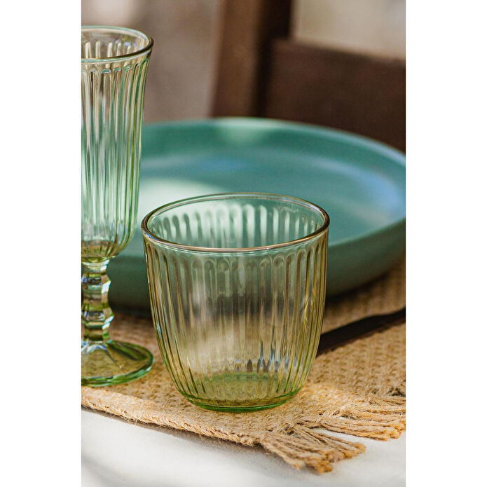 Rakle Splendid 4'lü Su Bardağı Seti Yeşil 290 Cc