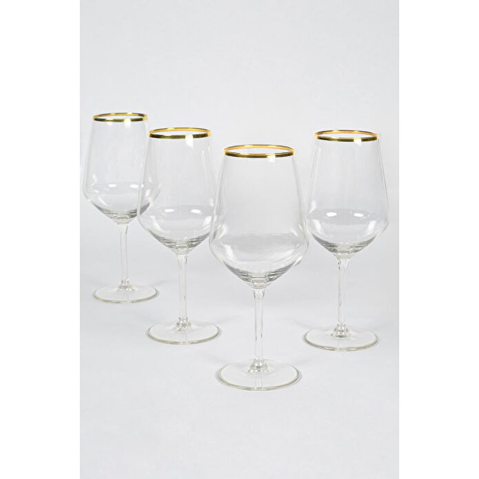 Rakle Avantgarde Gold 4'lü Kadeh Seti 490 Cc