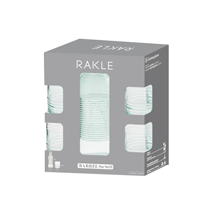 Rakle Barrel 5 Parça Su Seti