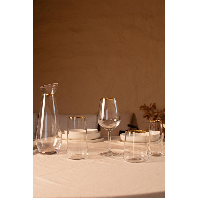 Rakle Avantgarde Gold 4'lü Rakı Bardağı Seti 195 Cc