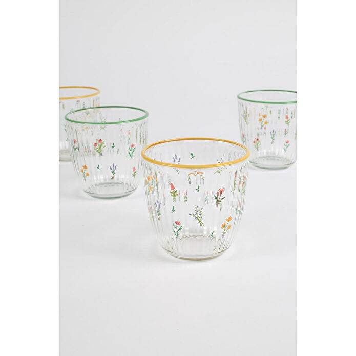 Rakle Botanical 4'lü Su Bardağı Seti 290 Cc