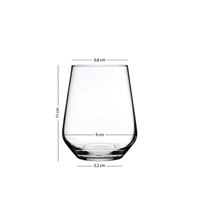 Rakle Glow 4'lü Su Bardağı Seti Altın 425 Cc