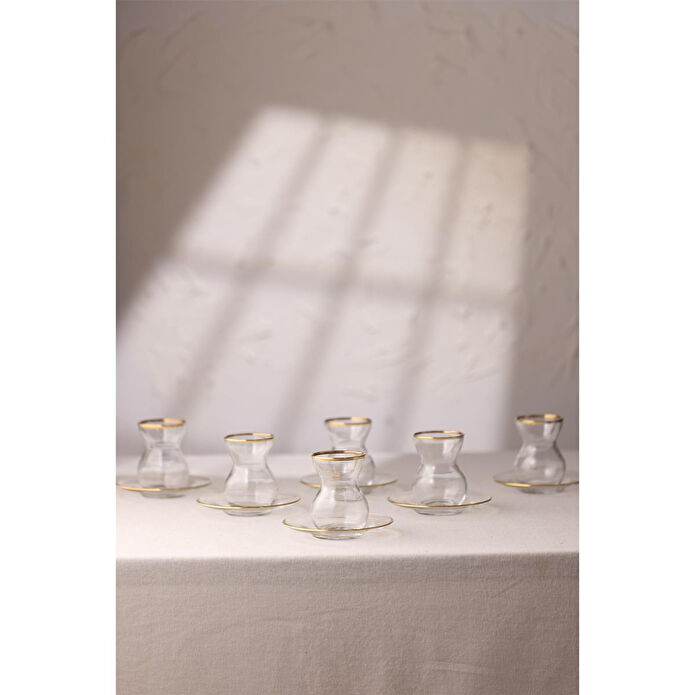 Rakle Astoria Gold 12 Parça Çay Seti 140 Cc