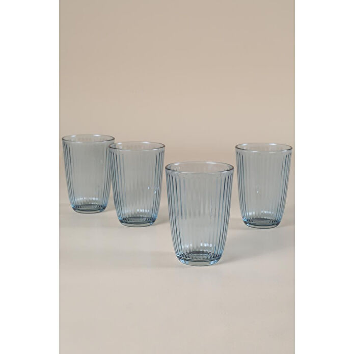 Rakle Splendid 4'lü Meşrubat Bardağı Seti Mavi 395 Cc
