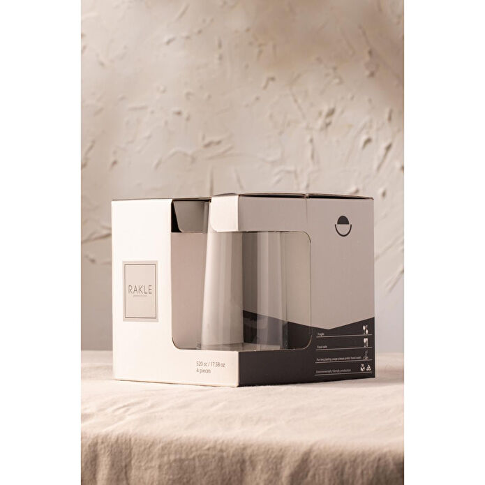 Rakle Avantgarde 4'lü Meşrubat Bardağı Seti 520 Cc