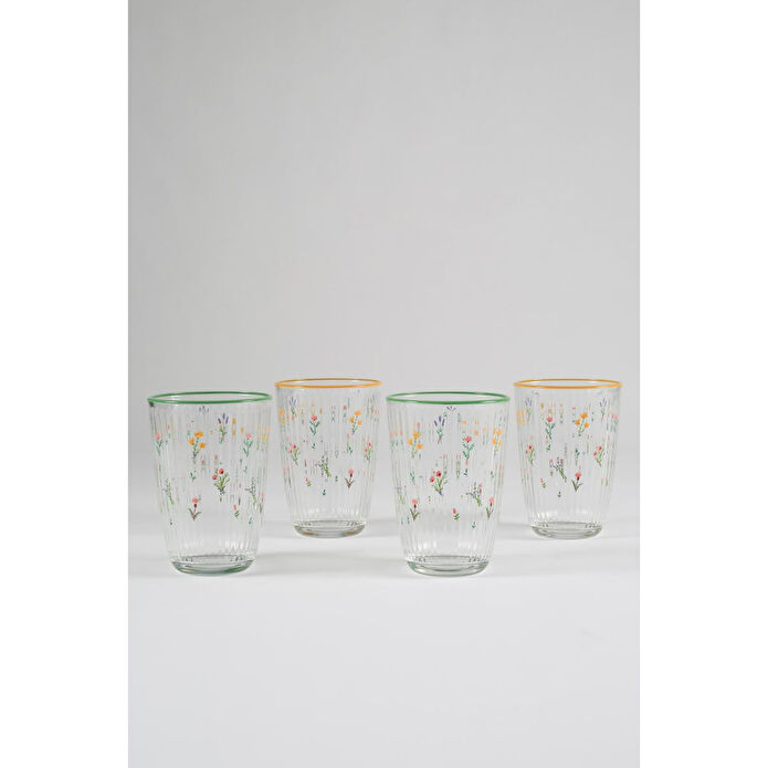 Rakle Botanical 4'lü Meşrubat Bardağı Seti 395 Cc