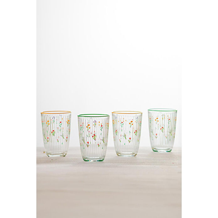 Rakle Botanical 4'lü Meşrubat Bardağı Seti 395 Cc