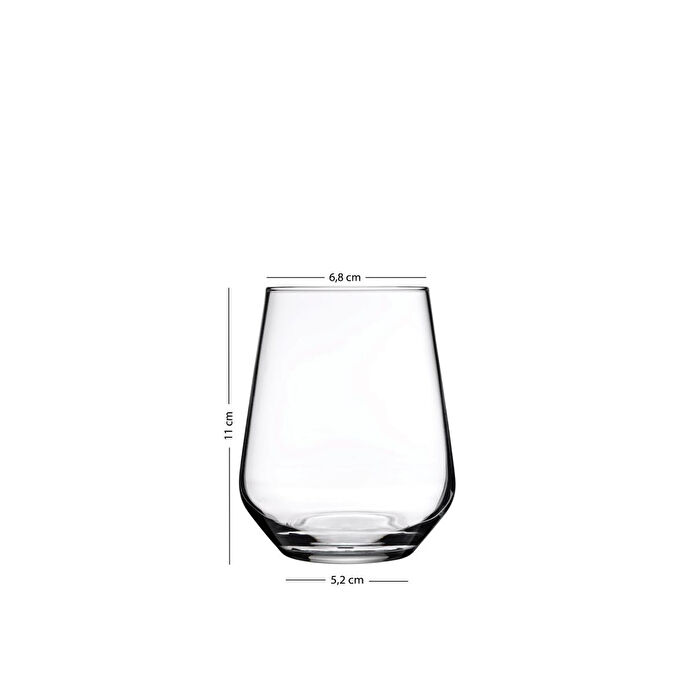 Rakle Jardin 4'lü Su Bardağı Seti 425 Cc