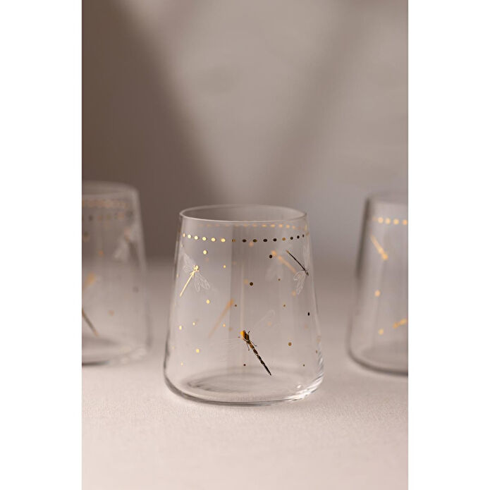 Rakle Dragonfly 4'lü Su Bardağı Seti 420 Cc