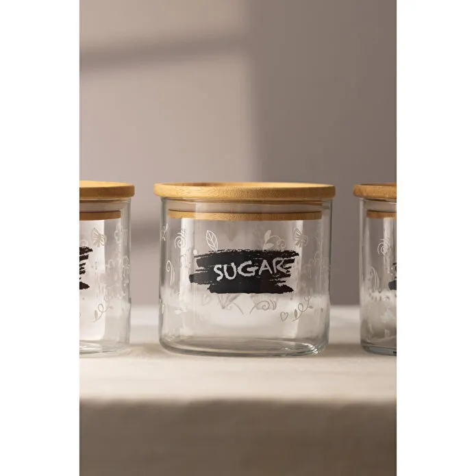 Rakle Siena 3'lü İstiflenebilir Kavanoz Seti 620 Cc