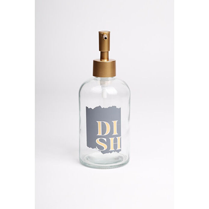 Rakle Alaska Siyah Metal Ahşap Kulplu Stand 2'li Sıvı Sabunluk Seti 420 Cc