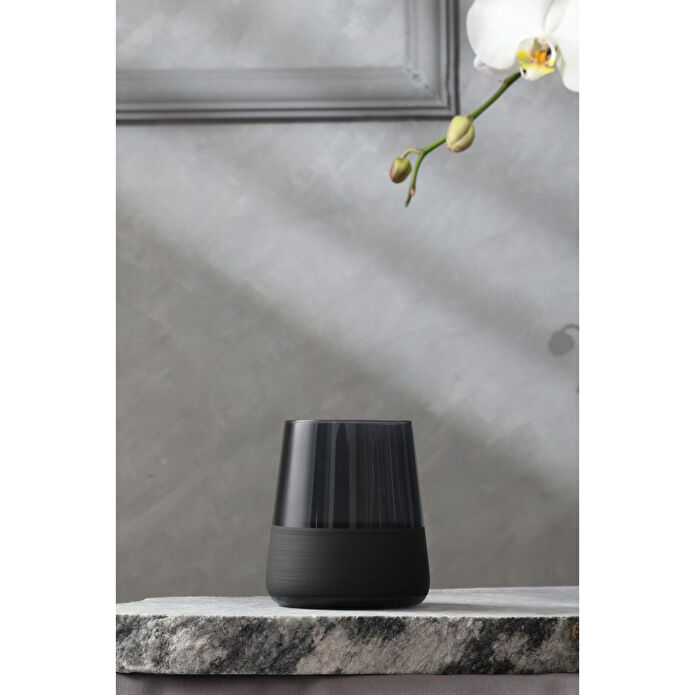 Rakle Matte 4'lü Su Bardağı Seti Siyah 420 Cc