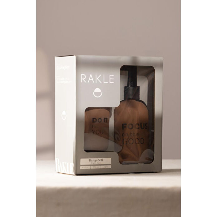 Rakle Serenity Sıvı Sabunluk Ve Diş Fırçalık Seti Kiremit