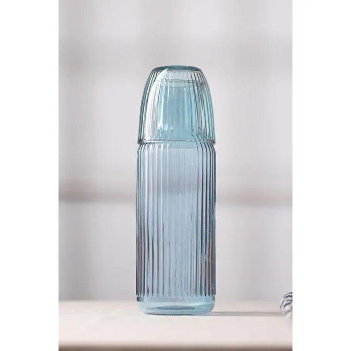 Rakle Splendid Bardaklı Sürahi Mavi 1000 Cc