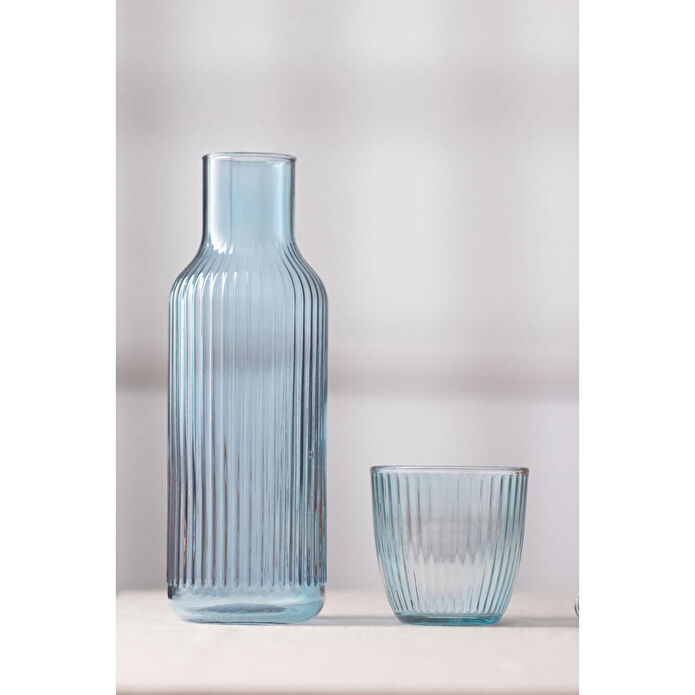 Rakle Splendid Bardaklı Sürahi Mavi 1000 Cc