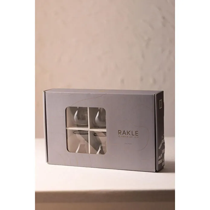 Rakle Pure Black 12 Parça Çay Seti 140 Cc