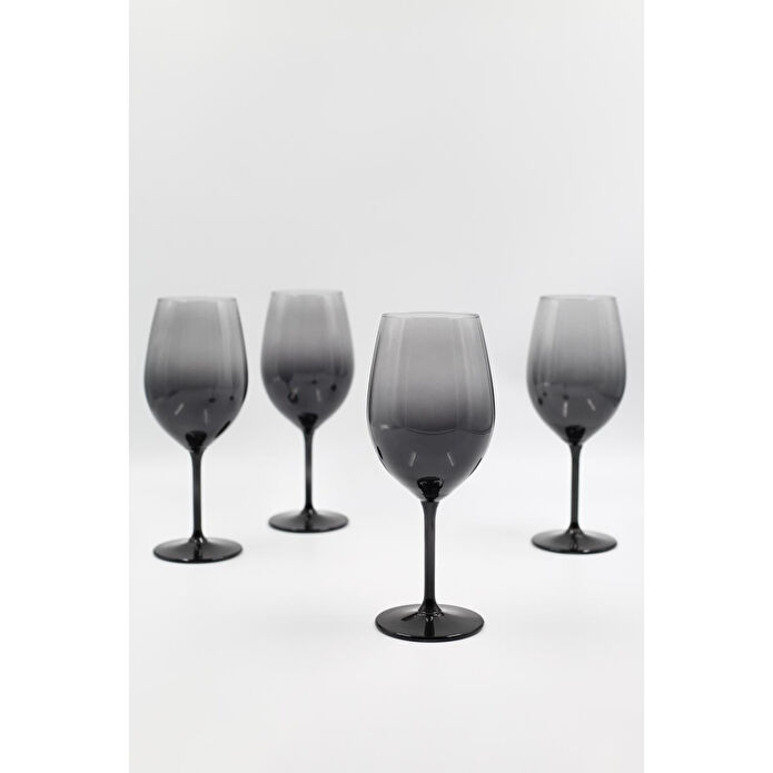 Rakle Larc 4'lü Su Kadehi Seti Füme 540 Cc