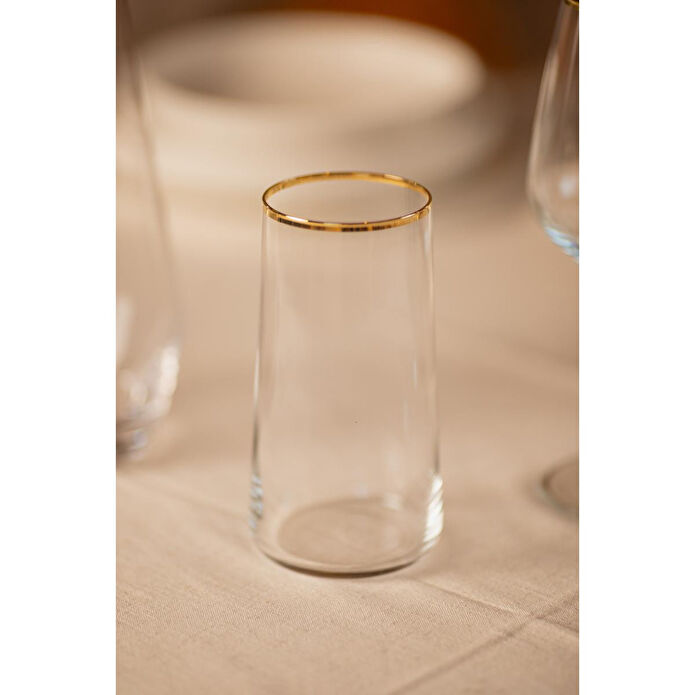 Rakle Avantgarde Gold 4'lü Meşrubat Bardağı Seti 520 Cc