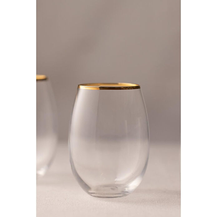 Rakle Astoria Gold 4'lü Meşrubat Bardağı Seti 570 Cc