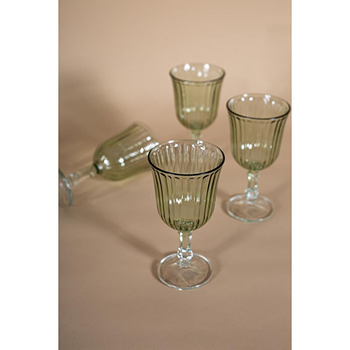 Rakle Splendid 4'lü Kadeh Seti Yeşil 240 Cc