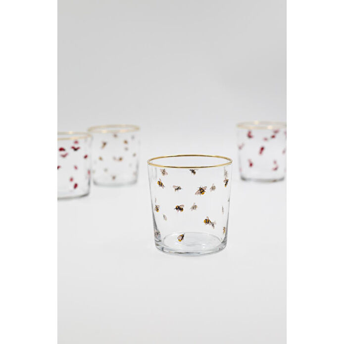 Rakle Lady Bird 4'lü Su Bardağı Seti 380 Cc