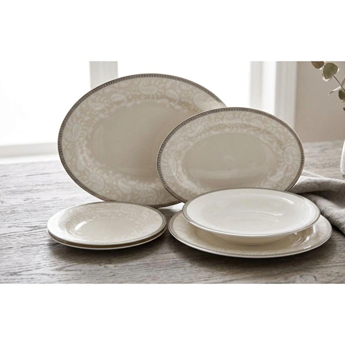 Royal Canterbury Milada Platinum 55 Parça Yemek Takimi