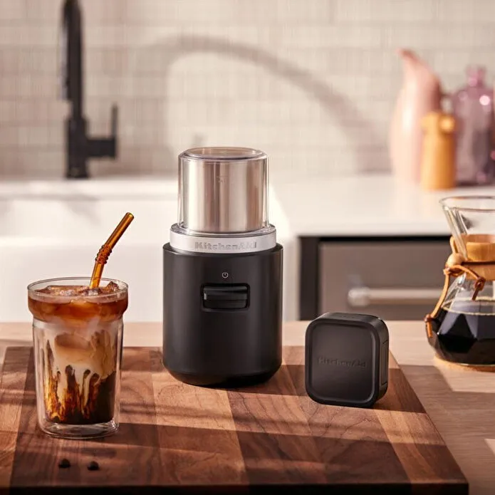 Kitchenaid Go Kablosuz Serisi Kahve Öğütücüsü Bataryalı Matte Black