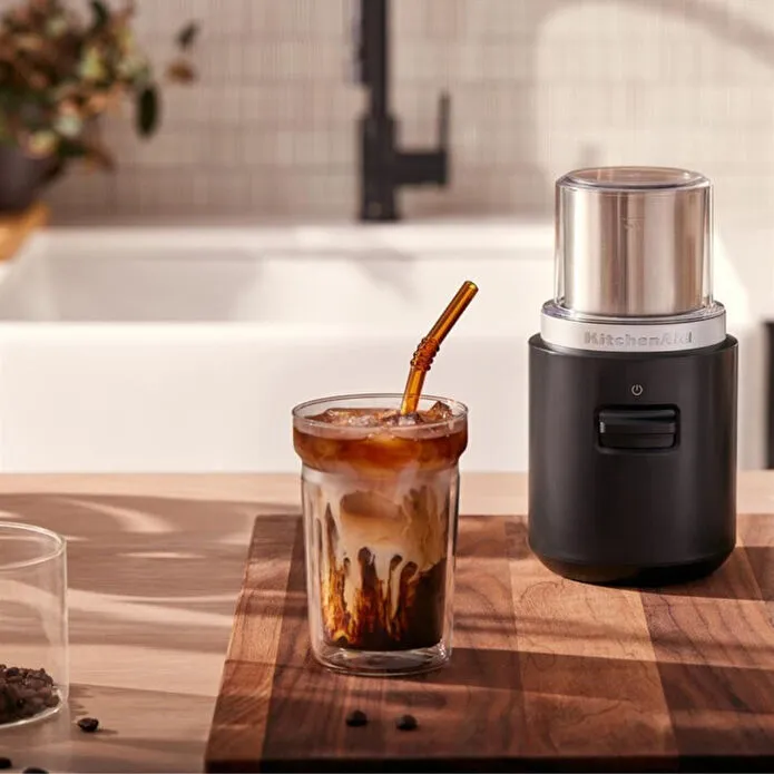 Kitchenaid Go Kablosuz Serisi Kahve Öğütücüsü Bataryasız Matte Black