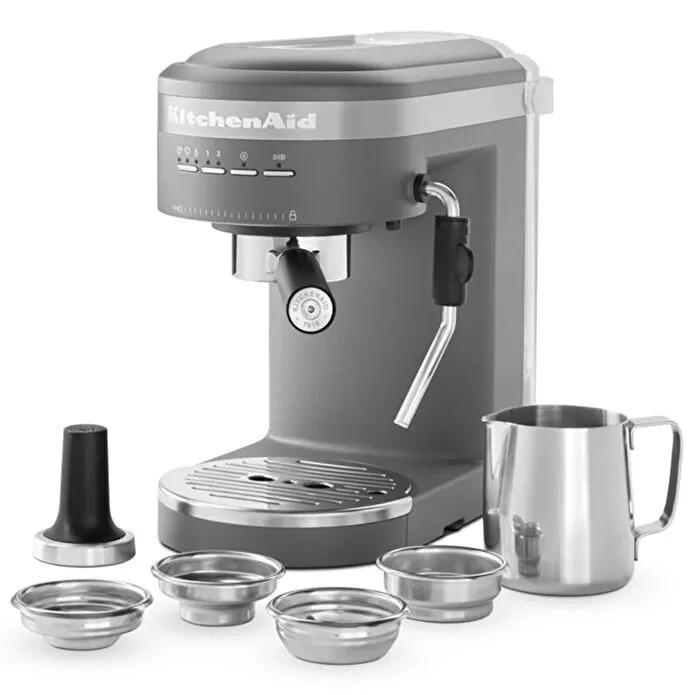 Kitchenaid Espresso Makinesi – 5kes6403 Charcoal Grey