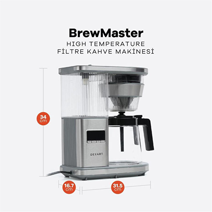 Dexart Brewmaster High Temperature Filtre Kahve Makinesi