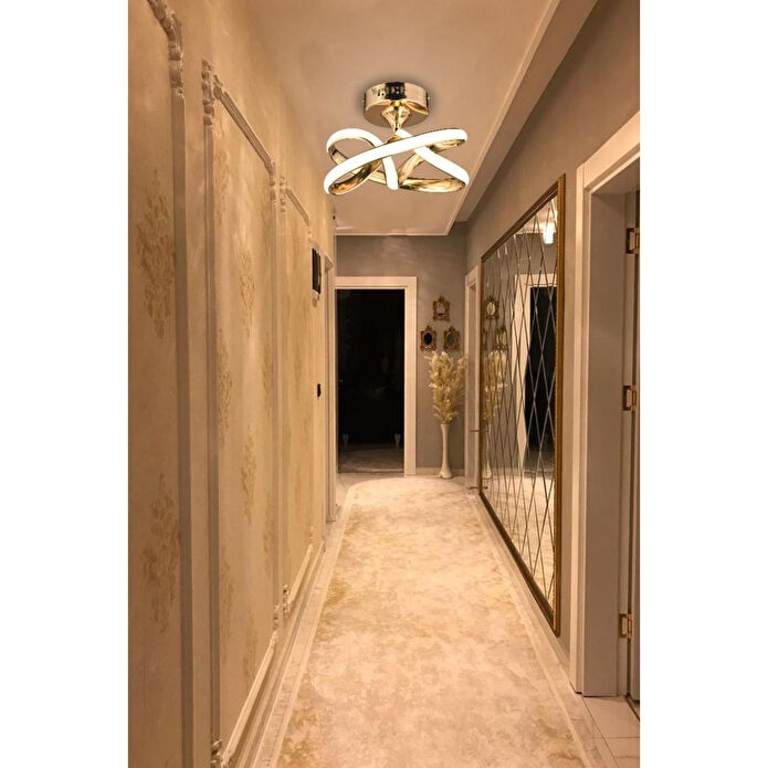 Luna Lighting Vino Riserva Model Gold Kaplama Metal Led Plafonyer Avize