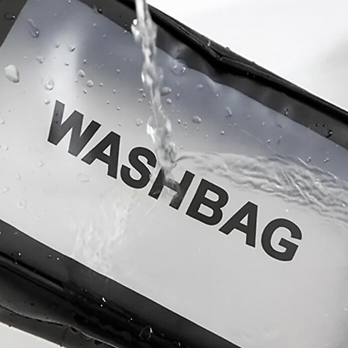 Vienev Büyük Boy Su Geçirmez Şeffaf Makyaj Ve Kozmetik Çantası – Seyahat Düzenleyici Siyah