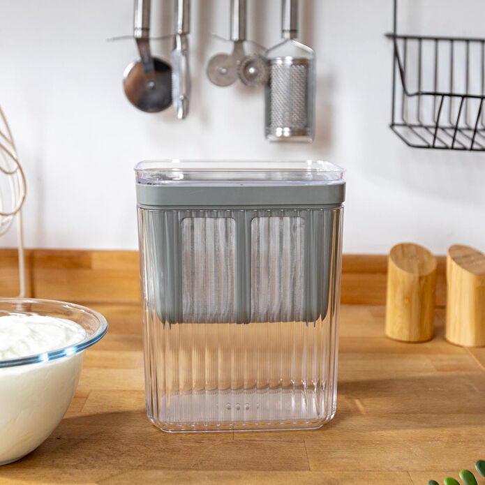 Vienev Yoğurt Süzme Filtreli Saklama Kabı 2,2 Litre