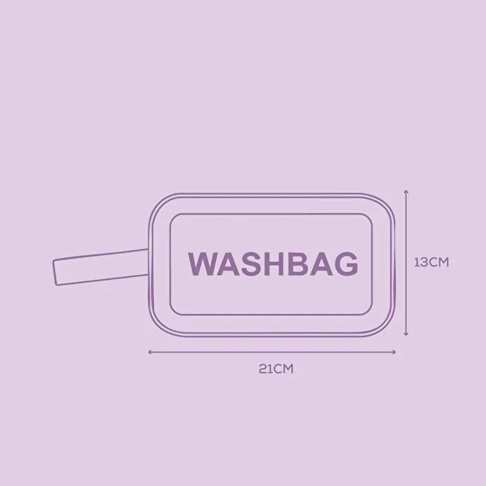 Vienev Su Geçirmez Şeffaf Makyaj Ve Kozmetik Çantası – Seyahat Düzenleyici Beyaz