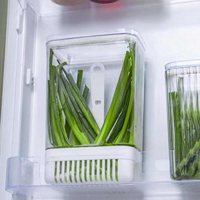 Vienev Süzgeçli Yeşillik Saklama Kabı 2,9 Litre