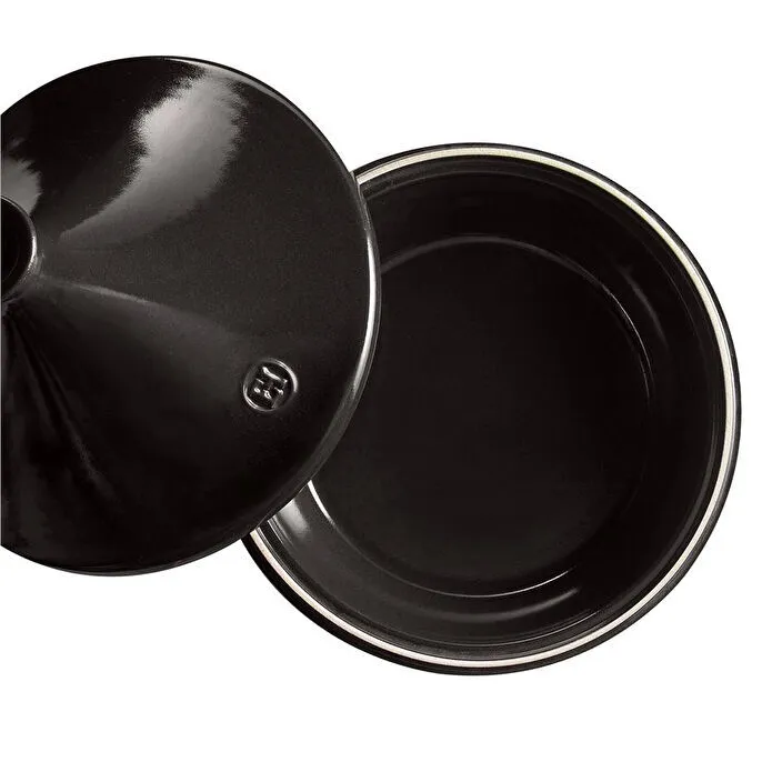 Emile Henry Ateşe Dayanıklı Tajin 32 Cm 5 L Mavi Antrasit