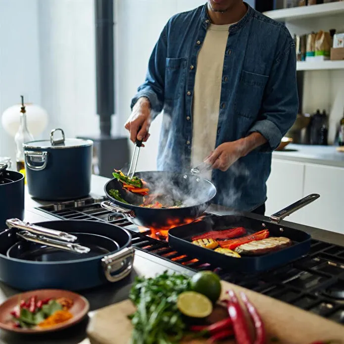 Joseph Joseph Space 32 Cm Wok Tava