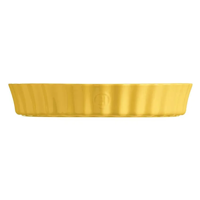 Emile Henry Tart-börek-fırın Kabı Yuvarlak 32 Cm Mat Sarı/provence Yellow