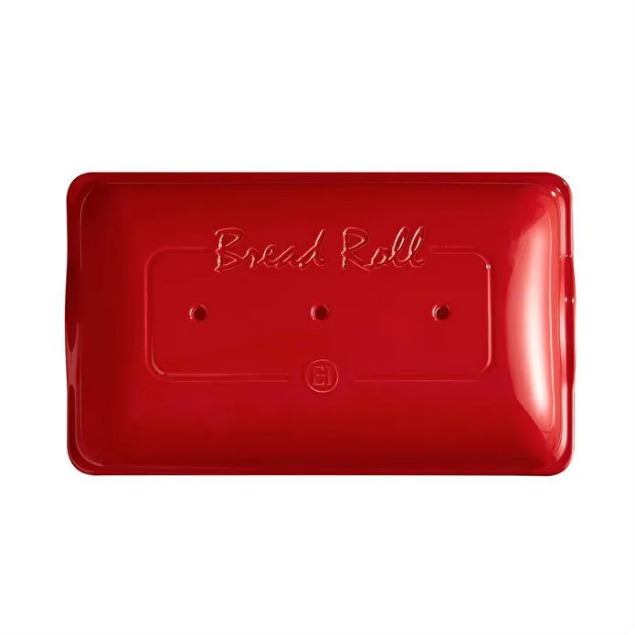 Emile Henry Mini Baget Ekmek/fırın Kabı 39x23 Cm Kırmızı/burgundy